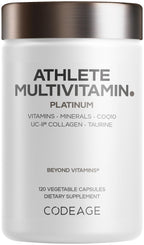 Codeage Athlete Multivitamin, Creatine, Electrolytes, CoQ10, 120 Capsules