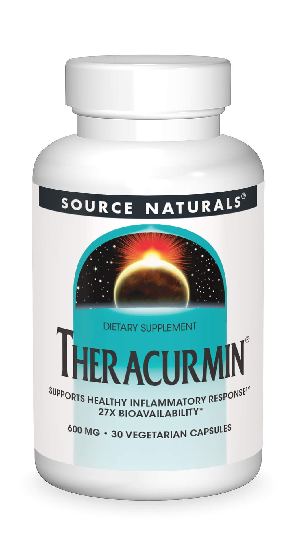 Source Naturals Theracurmin, Supports Healthy Inflammatory Response*, 600 mg - 30 Vegetarian Capsules