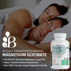 Bronson Magnesium Glycinate 200 MG per Serving Chelated for High Absorption, Gentle On Stomach, Non-GMO, 120 Vegetarian Capsules