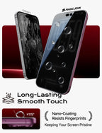MAGIC JOHN Privacy for iPhone 18 Pro Max Screen Protector 6.9 inch