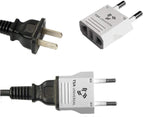 United States to Italy Travel Power Adapter to Connect North American Electrical Plugs to Italian Outlets for Cell Phones, Tablets, eReaders, and More (2-Pack, Blue)