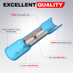 Heat Shrink Wire Butt Connector Kit Marine Waterproof Crimp Splice Terminal