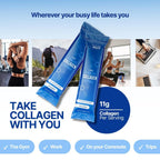 The Intelligent Health Hydrolysed Collagen Powder (Bovine) - High Protein Grass Fed Unflavoured Peptides - Collagen Supplements for Women | Gluten Free, Paleo & Keto Friendly (Stick Pack (30))