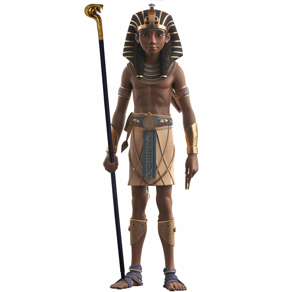 Spooktacular Creations Halloween Walking Cane, Egyptian Snake Staff Walking Stick for Halloween Mystical Pharaoh Ancient Themed Dress Up Party, Pimp Cane Prop for Party Costume