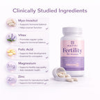 Natifi Conception Fertility Prenatal Vitamins Regulate Cycles, Balance Hormones, Aid Ovulation. Conception Multivitamin for Women. Healthier Pregnancy -60 Capsules- Folic Acid, Myo Inositol, Vitex.
