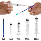 Glue Applicator Syringe with Blunt Tip Needle for Liquid, Ink, Oil, Perfume