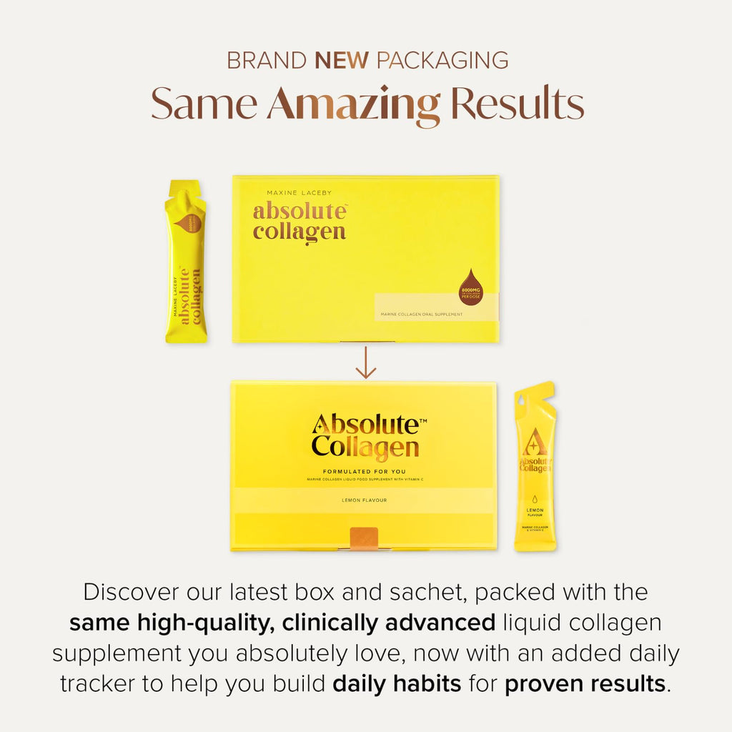 Absolute Collagen Marine Liquid Collagen Supplement for Women - Lemon Flavour (Original Lemon)
