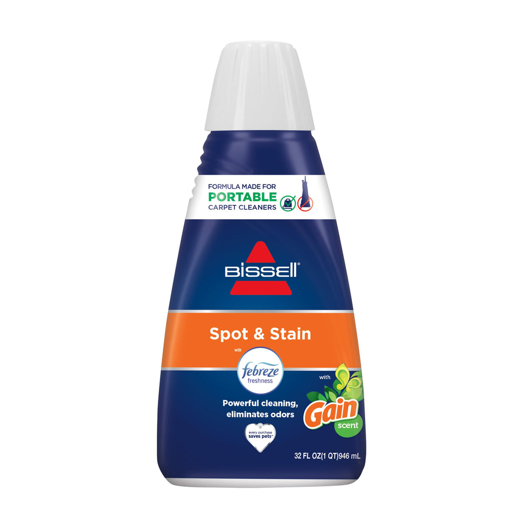 Bissell® Spot & Stain with Febreze + Gain Original Scent Formula for Little Green Devices,Portable Carpet Cleaners (3968),(Pack of 2)