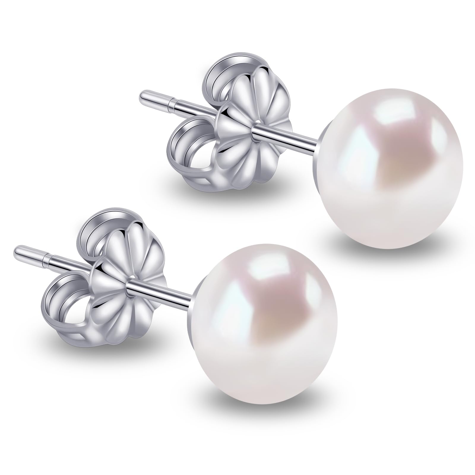 Limerencia F136 Handpicked Freshwater Cultured Pearl Studing Earrings