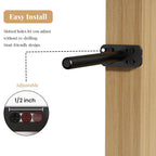 6pcs Wall Shelf Brackets Heavy Duty Floating Shelf Bracket Hidden,Invisible Black Shelving Brackets Decorative Floating Shelf Hardware Heavy Duty,Metal Shelf Support Bracket(10"-6pcs)
