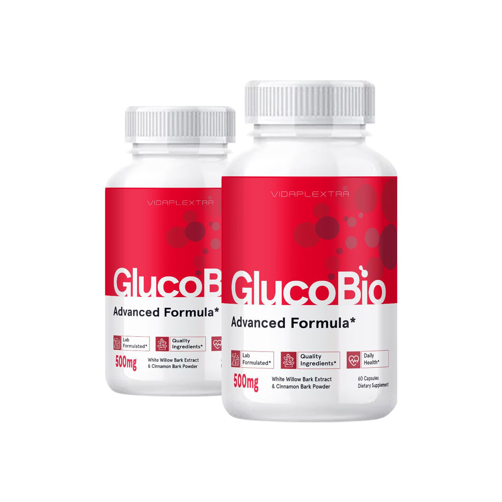 VIDAPLEXTRA Gluco Bio Capsules - Gluco Bio Capsules (2 Pack, 120 Capsules)