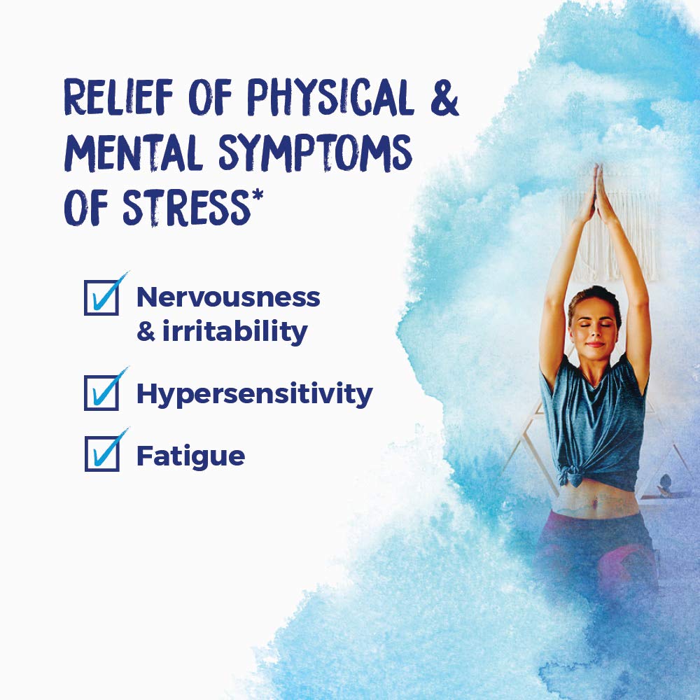Boiron StressCalm Tablets for Relief of Stress, Anxiousness, Nervousness, Irritability, and Fatigue - 120 Count