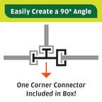 Master Mark Dig-Free Poundable Pound-In Landscape Edging, Garden Edging Border, Decorative Scallop Plastic Lawn Edging, 20 ft Coverage