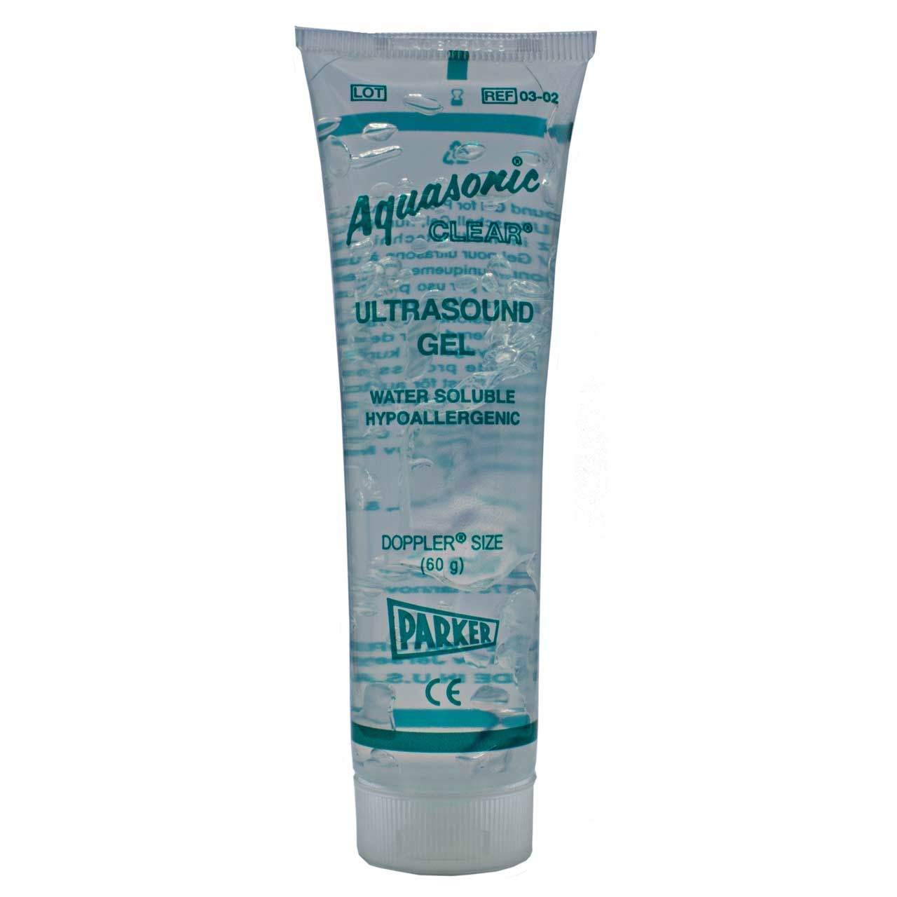 Aquasonic Clear Ultrasound Gel, 60 g Doppler Tube, 2 Pack