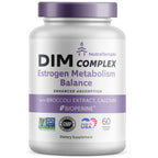 Dim Supplement [Enhanced Absorption with Bioperine, Brocolli, Calcium] Diindolylmethane Hormonal Balance for Women & Men, Estrogen Metabolism, Menopause Support & Stress Relief Pills