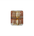 ÌF ME Gold Bangle Bracelets for Women, 19Pcs Multi Stackable Textured Bangles Set, Statement 14K Gold Plated Chunky Star Bracelet Stack Boho Jewelry Gifts