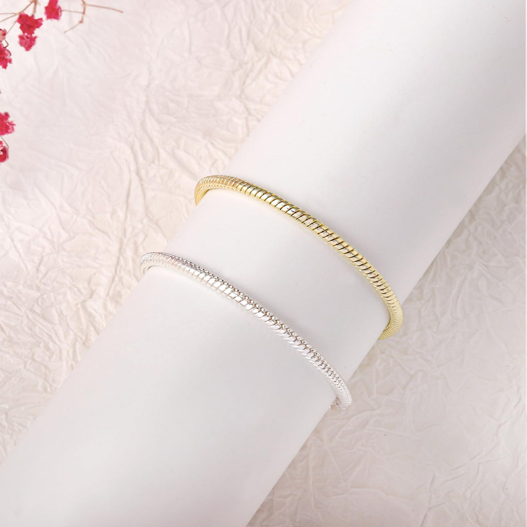 Charm Bracelet, 14K Gold Bracelets for Women，6.5",7",7.5",8",9" Dainty Snake Chain Bracelet Non Tarnish Jewelry Gifts for Her