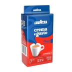 Lavazza Crema e Gusto Ground Coffee, Medium Roast, Arabica and Robusta Blend, 8.8 oz Brick (Pack of 4)