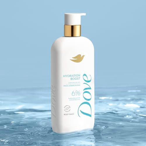 Dove Body Wash Hydration Boost Actively drenches dry skin 6% hydration serum with hyaluronic 30 Fl Oz