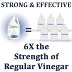 OrganicMatters Vinegar 30% Organic Industrial Cleaning Agent Concentrate, Pure Non-GMO Kosher All-Purpose Home & Garden Vinegar, Eco-Friendly (128 oz Gallon Refill)