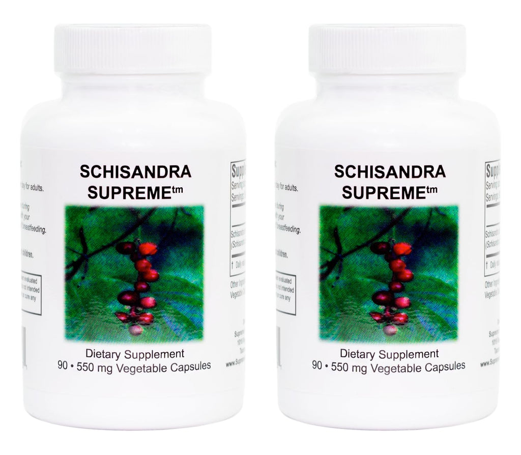 Supreme Nutrition Schisandra Supreme, 90 Pure Schisandra Fruit Vegetarian 90 Capsules (Pack of 2)