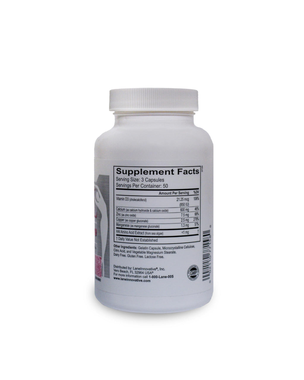 Lane Innovative - AdvaCAL Intensive Calcium, For Women 50+, With 1,700 IU Vitamin D, Easy to Swallow (150 Capsules)