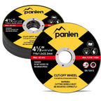 Panlen Metal Cut Off Wheels for Angle Grinder, 25 Pack 4.5" 7/8" Arbor
