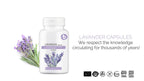 Organic Lavender Capsules - Lavender Pills for Relaxation and Balance - Supports Calm Mind and Body - Natural Supplement - Non-GMO, Gluten-Free – 90 Vegan Capsules