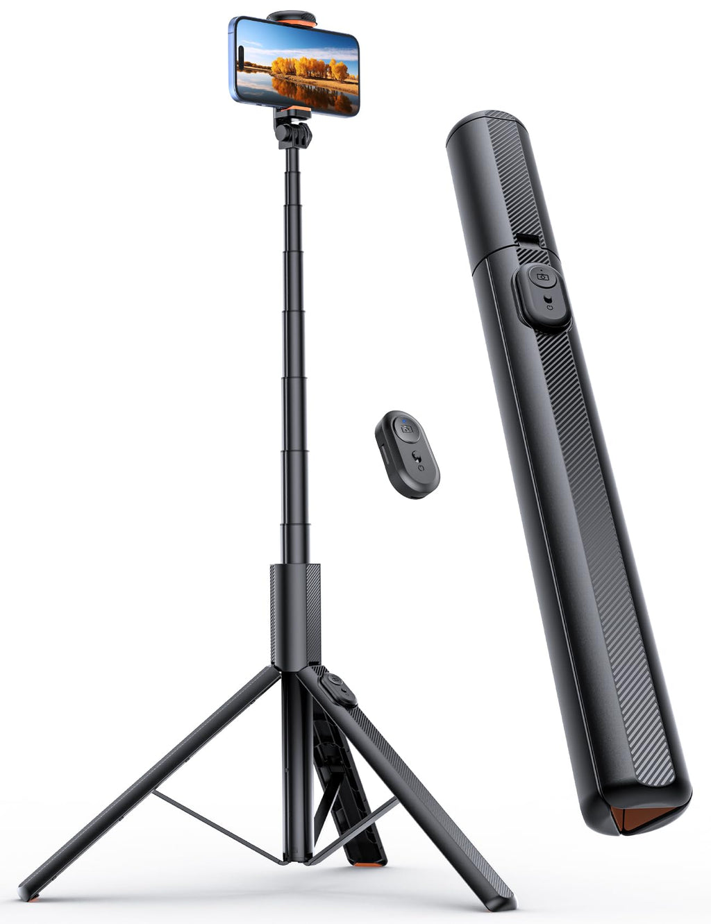 ANXRE 71" Phone Tripod with 1/4" Camera Mount, NT79 Extendable Selfie Stick