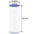 Wowreed Pool Filter Compatible with CCX1500RE, CC1500RE, X-Stream 150, PXST150, Jandy CS150, R0462300, Star-Clear Plus C1502, CX1520RE, PJANCS150, C-8414, FC-1287,150 sq. ft. Cartridge, 1 Pack
