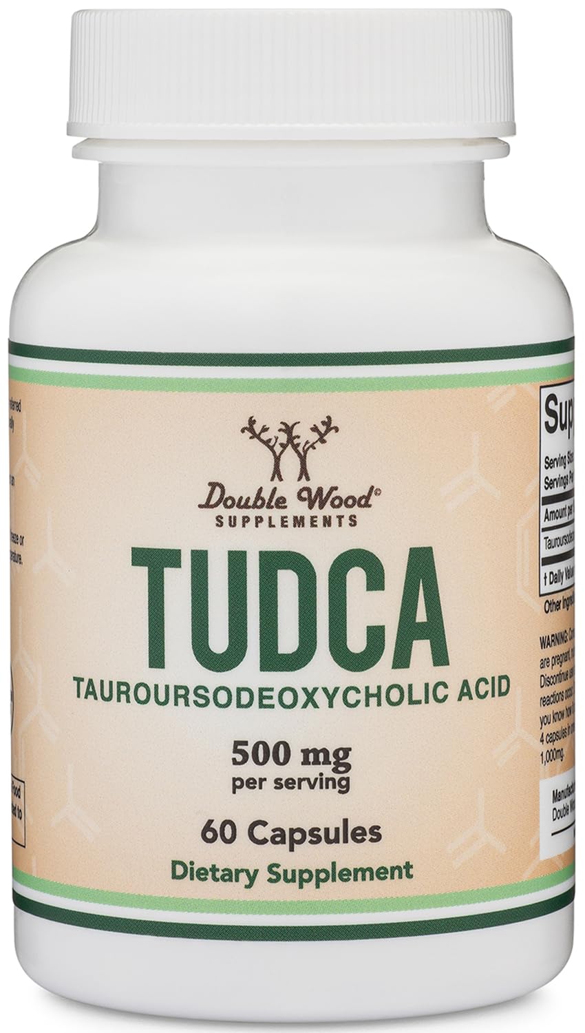 TUDCA Bile Salts, 250mg Capsule, Tauroursodeoxycholic Acid, 60 Capsules