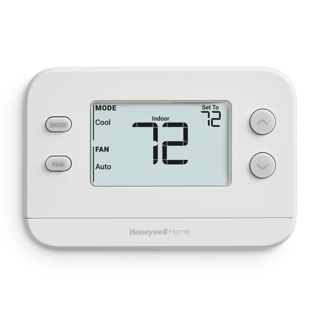 NEW! Honeywell Home Non-Programmable Thermostat, Single-Stage, 1 Heat/1 Cool Compatibility, X1N, White