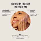 Acure Brightening Facial Scrub & Cleansing Gel Combo Pack - Exfoliating Face Wash & Gentle Daily Facial Cleanser for Radiant Skin with Sea Kelp, Pomegranate & Acai, 100% Vegan - 4 fl oz (2 Pack)