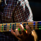 Fret Zealot LED Bass Guitar Fretboard Lights Learning Accessory - EASIEST and BEST Method to Learn To Play Bass Guitar for All Levels, Fits All FULL SIZE Bass Guitars, IOS & Android App included