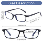 YBEATY 30 Packs Reading Glasses, 1.5x Magnification Adjustable Traditional Black Frames Reading Glasses Eyewear with Comfort Spring Loaded Hinge for Men Women Computer Reader All Day