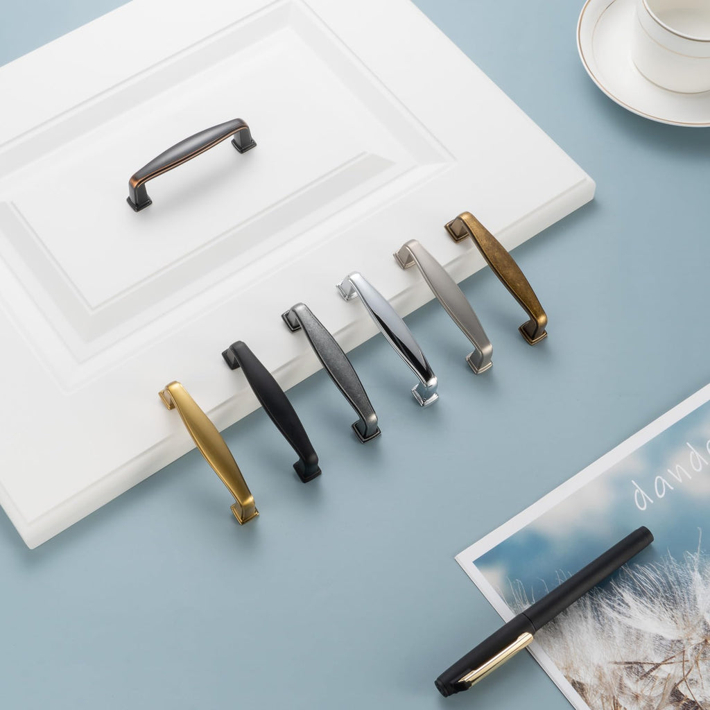 KOOFIZO 10 Pack 3 in Oil Rubbed Bronze Cabinet Pulls, Drawer Handles 1817