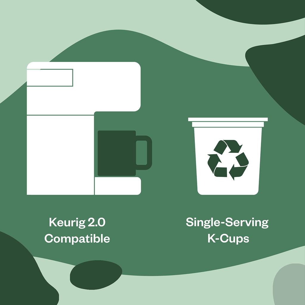 Organic Jasmine Tea K-Cup Pods, 24 Pods by FGO - Keurig Compatible - Naturally Occurring Caffeine, Premium Jasmine Green Tea is USDA Organic, Non-GMO, & Recyclable