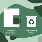 Organic Jasmine Tea K-Cup Pods, 24 Pods by FGO - Keurig Compatible - Naturally Occurring Caffeine, Premium Jasmine Green Tea is USDA Organic, Non-GMO, & Recyclable