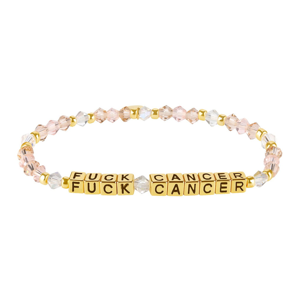 INSPIRED VOICES Inspirational Bracelets for Women, F Cancer