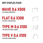 RX WELD 2-in-1 Plastic Welder, 1000PCS Hot Stapler Repair Kit