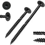 FMhotu Heavy-Duty Outdoor Deck Screws, 300Pcs Star Drive Decking Wood Screws, Rust Resistant Timber Screws for Timber/Log/Landscaping Wood（#14 x 2-7/8",4-1/2"）
