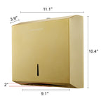 VANNSOO Commercial Paper Towel Dispenser Wall Mount, Gold
