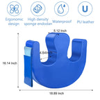 Duzzy Patient Turning Device, Turnover Device, Waterproof Detachable PU Leather Turning Pillow, Lift Assist Nursing Help The for Bedridden Elderly Patients Products (Blue)