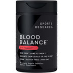 Sports Research® Blood Balance Iron Supplement - 36 MG Iron + Folate & Vitamin C for Absorption - Red Blood Cell Support for Women & Men* - Vegan Certified · Non-GMO · Gluten-Free - 90 Capsules