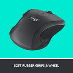 Logitech M510 Full Size Ambidextrous 2.4 GHz Wireless Mouse