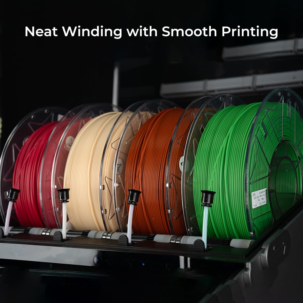 Creality PLA Filament 1.75mm for K2 Plus Combo, RFID 3D Printer Filament PLA for High Speed 30-600mm/s, 1kg(2.2lbs)/Spool Hyper PLA Filament Support CFS, Fits for Most 3D Printers (Grey)
