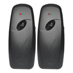 Automatic Air Freshener Spray Dispenser (2-Pack) ，Free Standing or Wall Mounted Automatic Aerosol Spray Dispenser Adjustable Aromatherapy Machines for Bedrooms, Bathrooms,Offices, Hotels (Black)