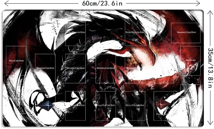 New Playmat Red-Eyes Black Dragon Mouse Pad TCG CCG Trading Card Game Mat + Free Bag (ZD014-411)