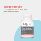 ARG Free Aminos - Free Form Amino Acid Complex with 5-HTP - Essential Amino Acids for Muscle & Neuro Support - Vegetarian Capsules - 50 Servings - 100 Count