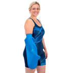BLOCCS 100% Waterproof Cast Covers for Shower Arm - Swim Cover, Cast Bag for Bath. Durable Cast Sleeve for Swimming - #ASA70 - Adult Short Arm